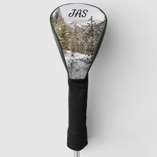 Winterschneebergszene in Montana Golf Headcover (Vorderseite)