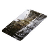 Winterschneebergszene in Montana Magnet (Linke Seite)