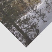 Winterschneebergszene in Montana Seidenpapier (Ausschnitt)