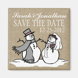 Winterschneebrille & Groom Magnet
