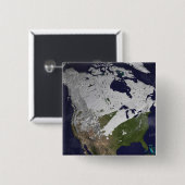 Winterschneedecke auf der Nordhalbkugel Button (Vorne & Hinten)