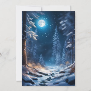 Winterschneedesign Feiertagskarte