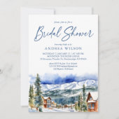 Winterschneedorf Brautparty Einladung (Vorderseite)