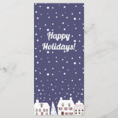 Winterschneedorf Weihnachtsmenü Menükarte (Rückseite)