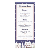 Winterschneedorf Weihnachtsmenü Werbekarte (Vorne)