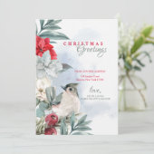 Winterschneefahrkarte Einladung (Stehend Vorderseite)