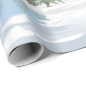 Winterschneefall - Frohrockpapier für Feiertage Geschenkpapier (Rolleneckpunkt)