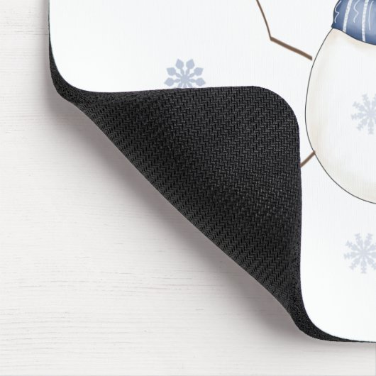 Winterschneeferien Mousepad (Ecke)