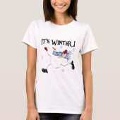 Winterschneeferien T-Shirt (Vorderseite)