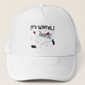 Winterschneeferien Truckerkappe (Vorderseite)