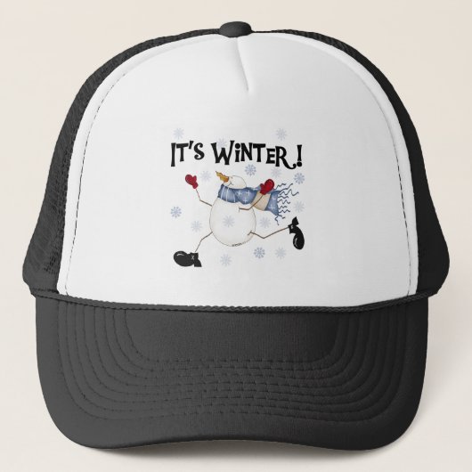 Winterschneeferien Truckerkappe (Vorderseite)