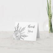 Winterschneeflocke Danke (Vorderseite)