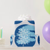 Winterschneeflocke Geschenkpapier