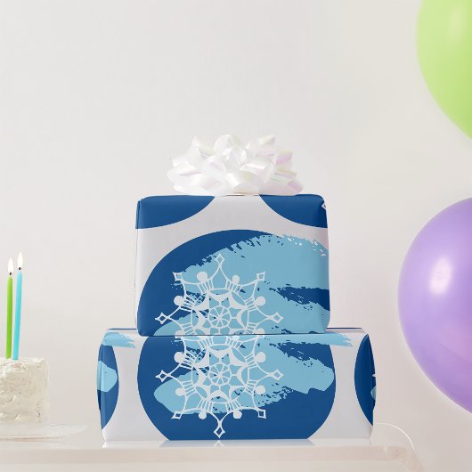 Winterschneeflocke Geschenkpapier