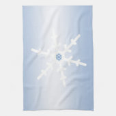 Winterschneeflocke Geschirrtuch (Vertikal)