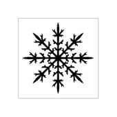 Winterschneeflocke Gummistempel (Prägung)