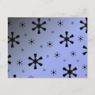 Winterschneeflocke Postkarte