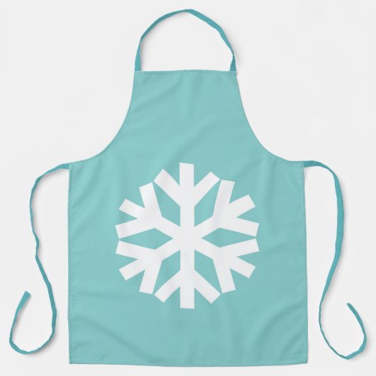Winterschneeflocke Schürze (Vorderseite)