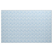 Winterschneeflockemuster auf Blau Stoff (Yard (91,4 cm))