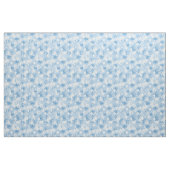 Winterschneeflockemuster auf Blau Stoff (Fat Quarter (45,7 x 55,9 cm))