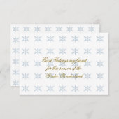 Winterschneeflocken (Vorne/Hinten)