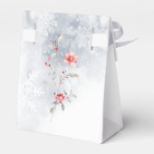 Winterschneeflocken Baby seine Kälte draußen Danke Geschenkschachtel (Rückseite)