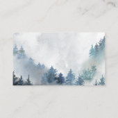 Winterschneeflocken Blue Diaper Raffle Ticket Encl Begleitkarte (Rückseite)