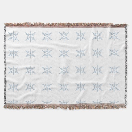 Winterschneeflocken Decke (Vorderseite)