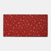 Winterschneeflocken Desk Mat Schreibtischunterlage (Vorderseite)