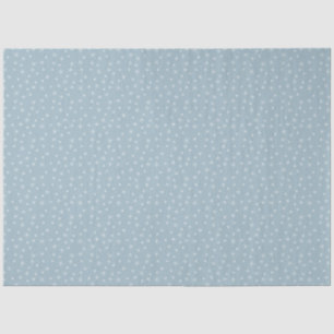 Winterschneeflocken Eisblauer Retro Inspiriert Seidenpapier
