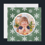 Winterschneeflocken Foto Familienname Weihnachtska<br><div class="desc">Winterschneeflocken Foto Familienname Weihnachtskarte bietet Ihr schönes Foto inmitten von Schneeflocken und ist personalisiert mit "Frohe Weihnachten" und Ihrem Familiennamen. Was für ein schöner Weg, um Ihre Feiertage in dieser Weihnachtszeit zu versenden. Unsere Weihnachtskartenvorlage macht es so einfach, Ihre Karte anzupassen. Wenn Sie es weiter anpassen möchten, verwenden Sie bitte...</div>
