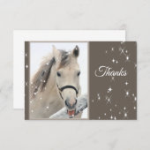 Winterschneeflocken für das Weiße Pferd Danke (Vorne/Hinten)