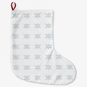Winterschneeflocken Großer Weihnachtsstrumpf