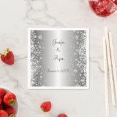 Winterschneeflocken Hochzeit von Napkins Serviette (Beispiel)