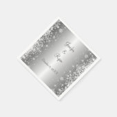 Winterschneeflocken Hochzeit von Napkins Serviette (Ecke)