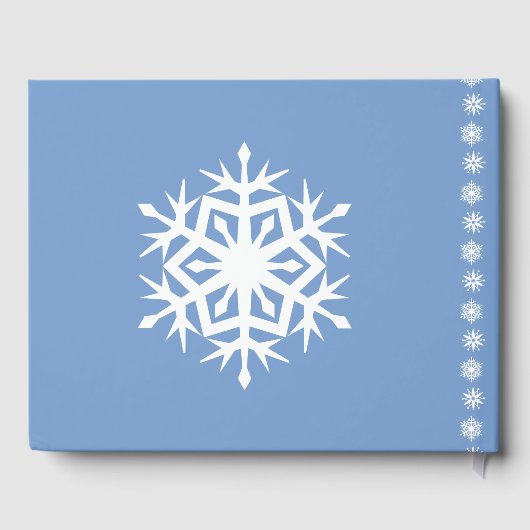 Winterschneeflocken im Gästebuch von Periwinkle (Rückseite)