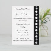 Winterschneeflocken im Schwarzwald - Einladung (Stehend vorne)