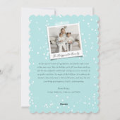 Winterschneeflocken Joyeux Weihnachten Weihnachtsf (Rückseite)