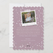 Winterschneeflocken Joyeux Weihnachten Weihnachtsf (Rückseite)