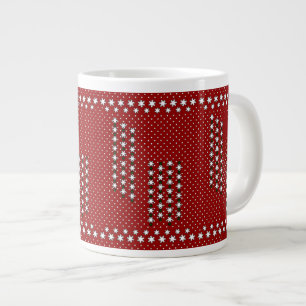 Winterschneeflocken Jumbo-Tasse