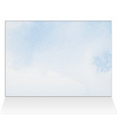 Winterschneeflocken Kinderdusche Danke Karte (Innenansicht Horizontal (Oben))