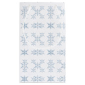 Winterschneeflocken Kleine Geschenktüte (Rückseite)