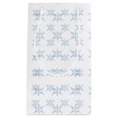 Winterschneeflocken Kleine Geschenktüte (Vorderseite)