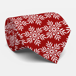 Winterschneeflocken Krawatte