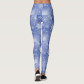 Winterschneeflocken Leggings (Rückseite)
