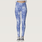 Winterschneeflocken Leggings (Vorderseite)