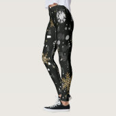 Winterschneeflocken Leggings (Links)