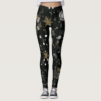 Winterschneeflocken Leggings