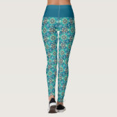 Winterschneeflocken Leggings (Rückseite)