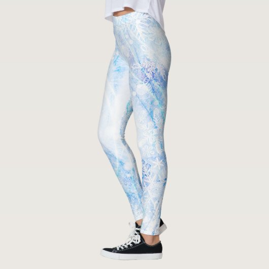 Winterschneeflocken Leggings (Links)
